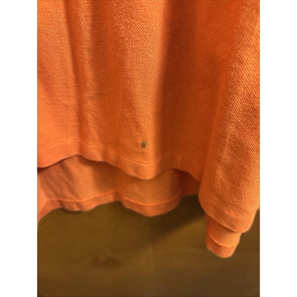 Polo Ralph Lauren Polo‎ Shirt Mens 3XB Big Orange Preppy Casual Pony Blem - Picture 5 of 10